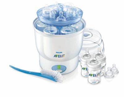 Avent electric best sale steriliser instructions