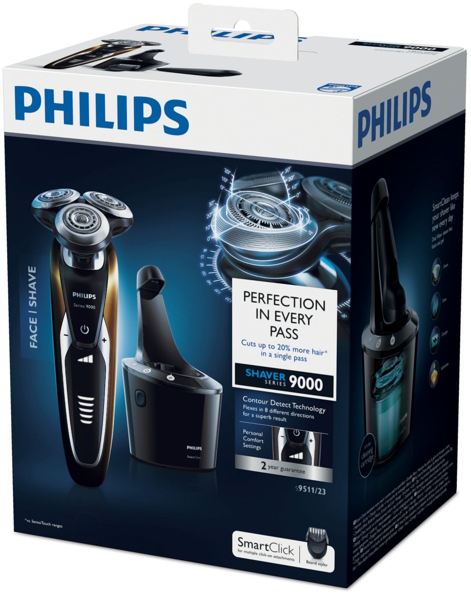 Shaver series 9000 Wet and dry electric shaver S9511/23 | Philips