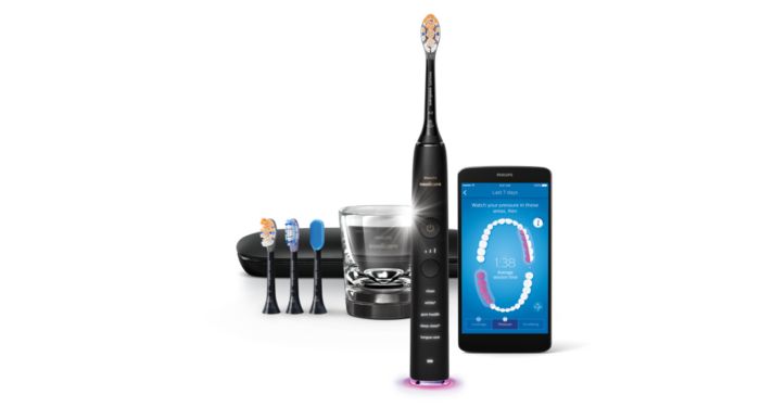 DiamondClean Smart 9400 Rechargeable Toothbrush HX9985/18 | Sonicare