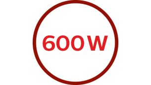 Motor de 600 W para un procesamiento potente