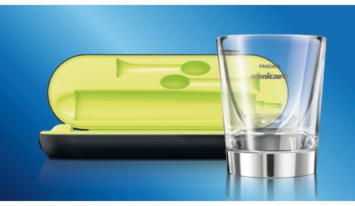 USB charging travel case and charging glass