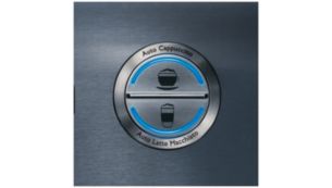 Push once for a delicious cappuccino or latte macchiato