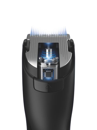 Constant cutting performance even on dense and longer hair