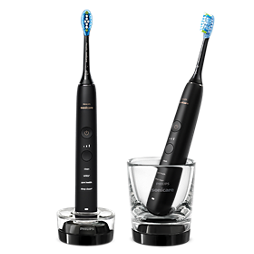 Sonicare DiamondClean 9000 2x Elektrische sonische tandenborstels met app Zwart
