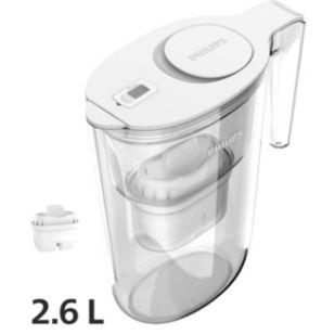 Micro X-Clean filtration Water jug (2.6L) with 150L filter