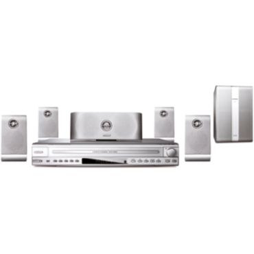 Home Theater con cambiador de 5 DVD/CD
