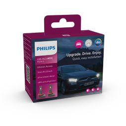 Philips RacingVision GT200 H7 lampe pour éclairage avant +200%, set de 2  Blanc