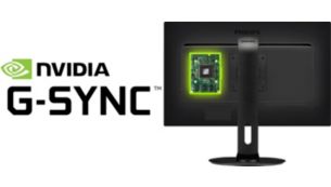 Su NVIDIA G-SYNC™ žaidimas bus sklandus ir greitas