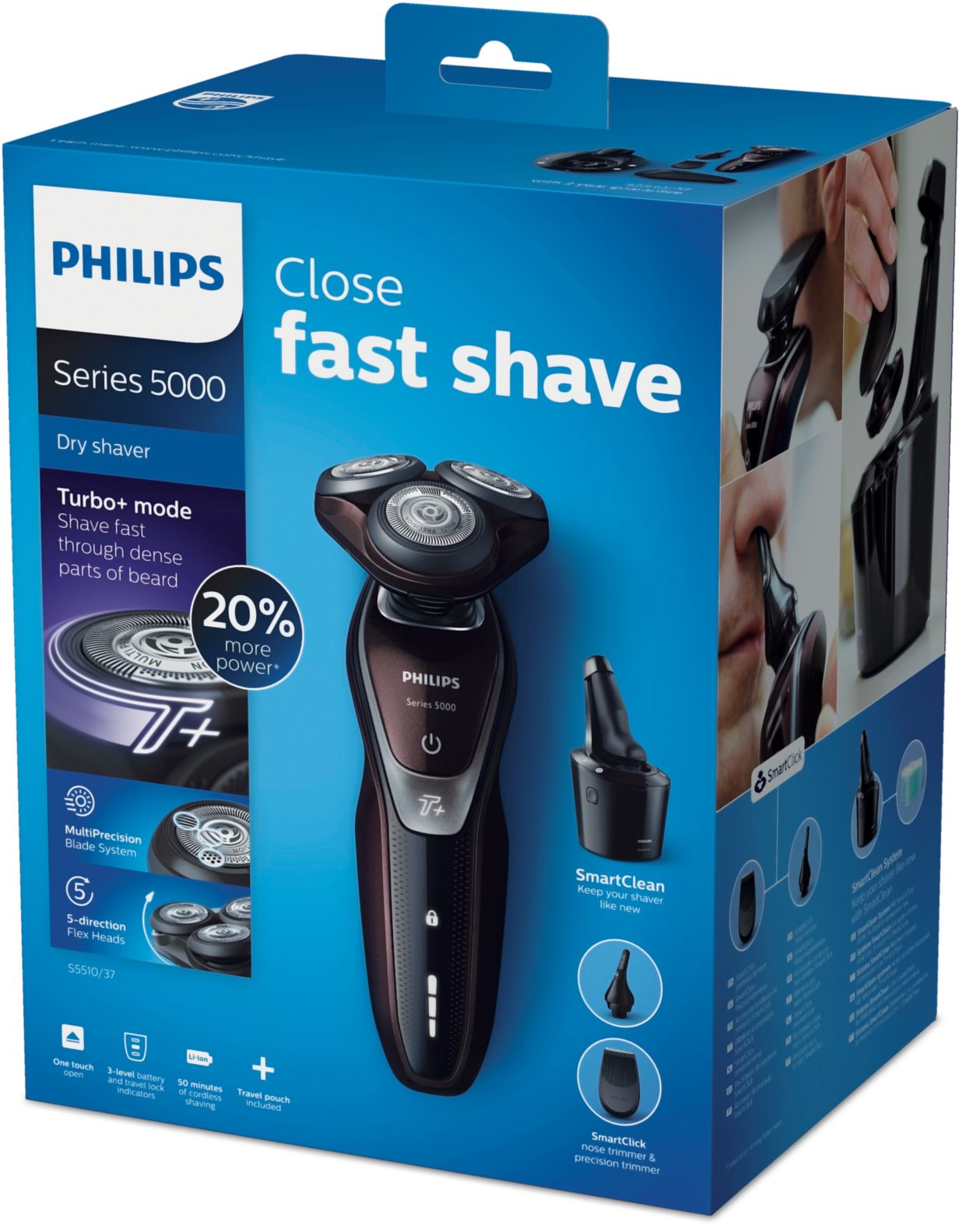 脱毛・除毛 Philips Shaver 5000 Series Shaver Series 5000 Wet and