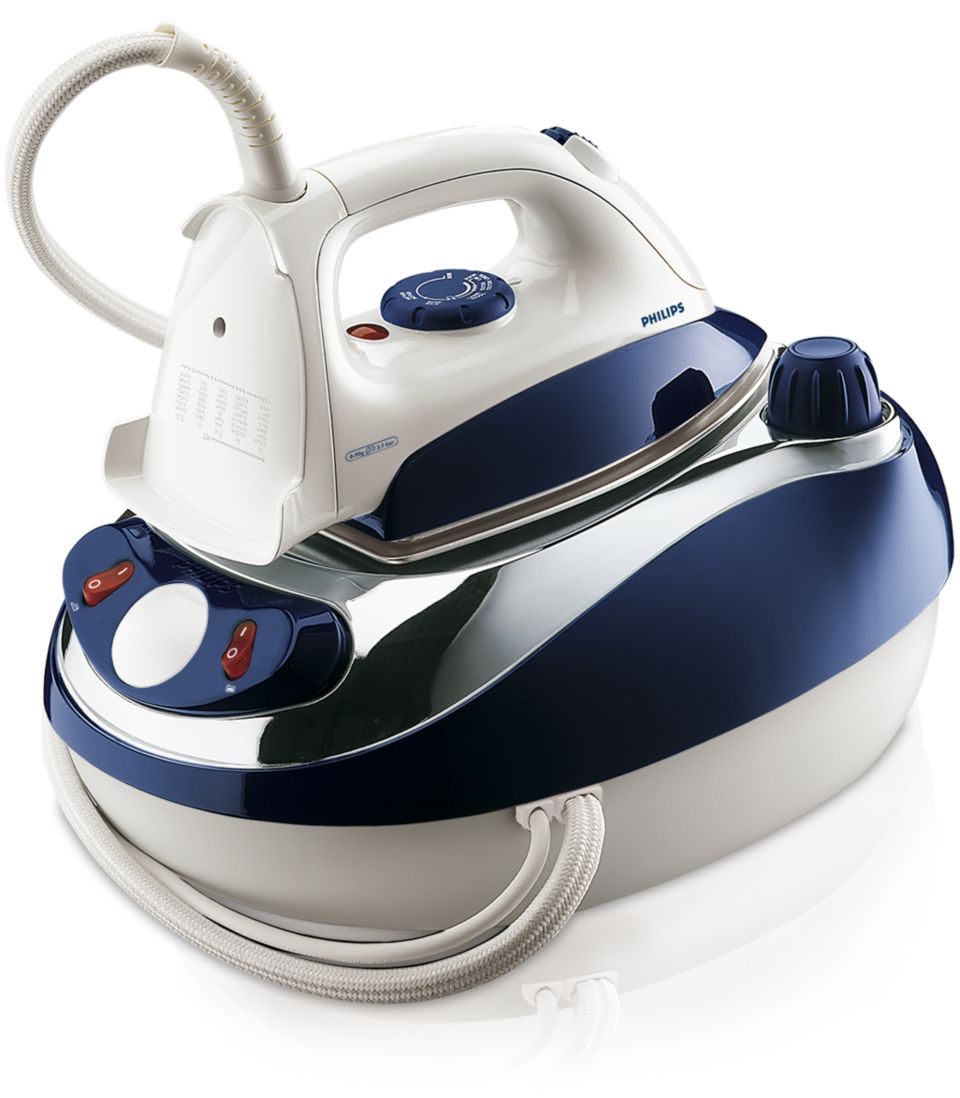 Double your ironing speed with pressurized steam