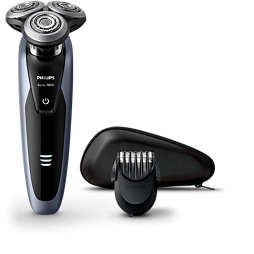 Shaver series 9000 Máquina de barbear elétrica a húmido e a seco