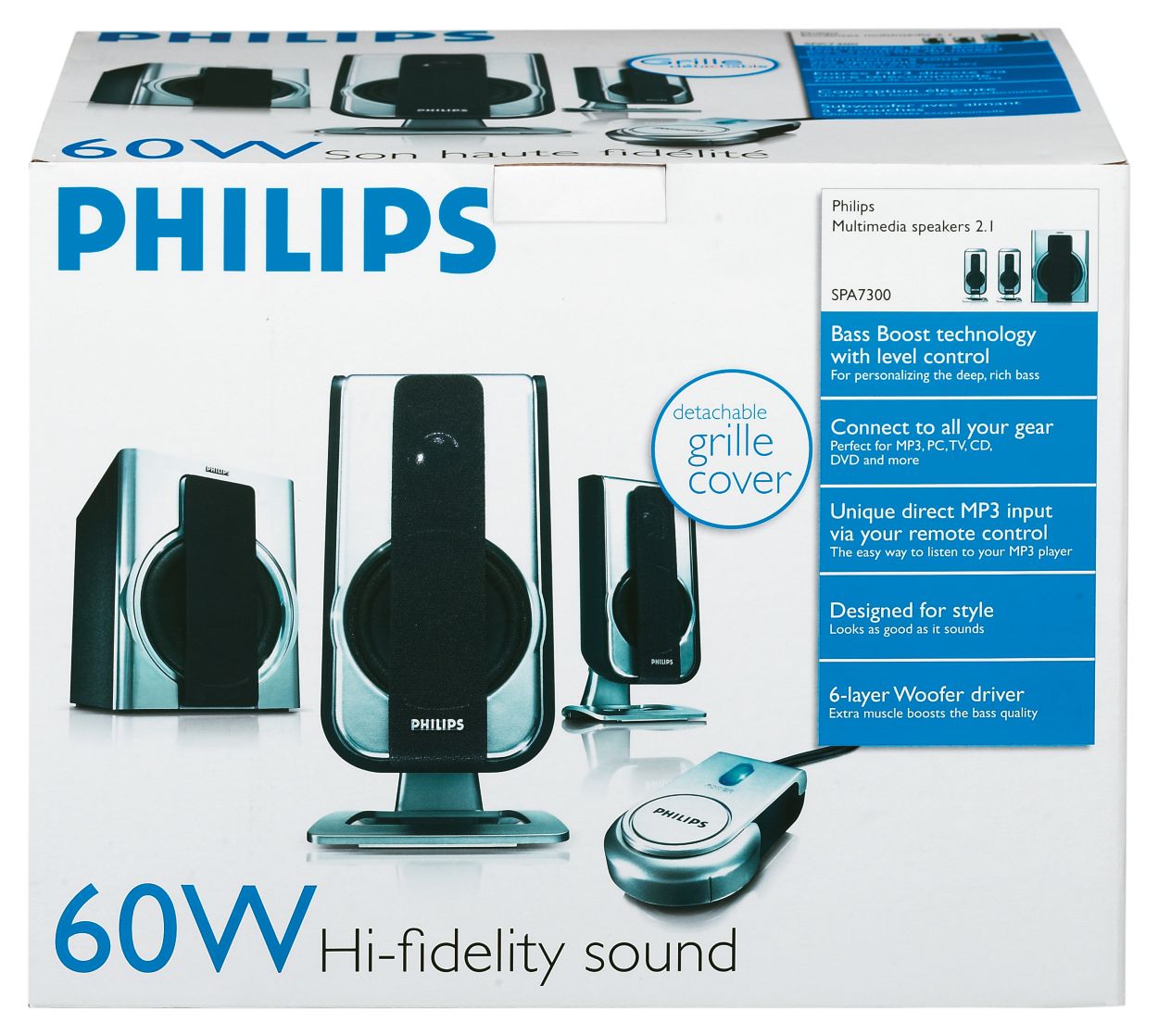 Мультимедийные АС 2.1 SPA7300/00 | Philips