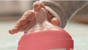 Natural latch on with breast-shaped nipple