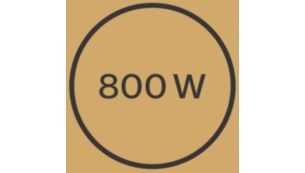 800W stiliaus galia, skirta salono rezultatams