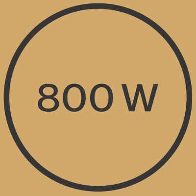 800 W võimsus tagab salongiviimistlusega soengu