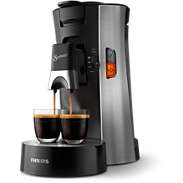 Schwarz PHILIPS HD 6554/65 SENSEO® Kaffeepadmaschine 