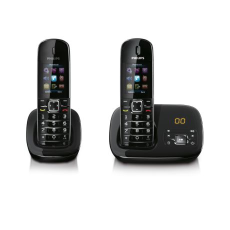 CD6852B/BE BeNear Sladdlös telefon med telefonsvarare