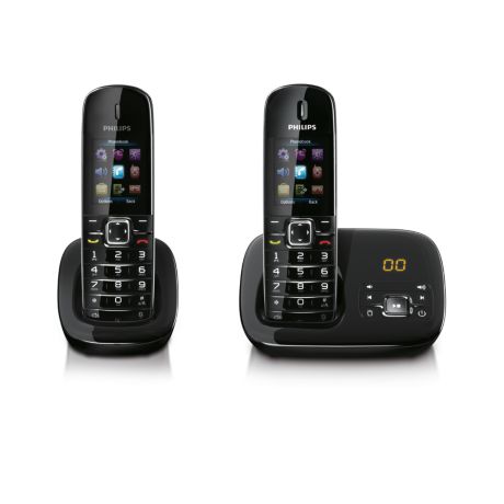 CD6852B/FR BeNear Téléphone fixe sans fil avec répondeur