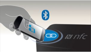 Nem Bluetooth-parring med et enkelt tryk med NFC-aktiverede smartphones