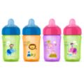 Snap-top lid keeps spout clean on the go