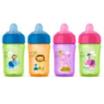 Snap-top lid keeps spout clean on the go