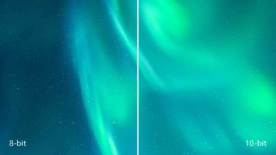 1.07 billion colours for stunning colour and the finest gradation