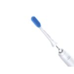 Click-on tongue brush