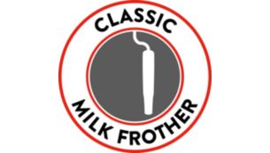 Classic milk frother for a tasty Cappuccino
