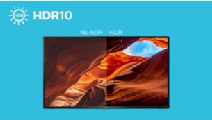 Prise en charge du format vidéo HDR10 – Pour des images plus fidèles à la vision du réalisateur