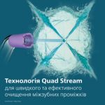 Догляд за міжзубними проміжками з технологією Quad Stream