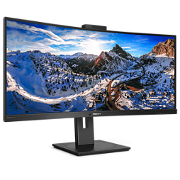 Monitor 346P1CRH Curved UltraWide LCD Monitor with USB-C
