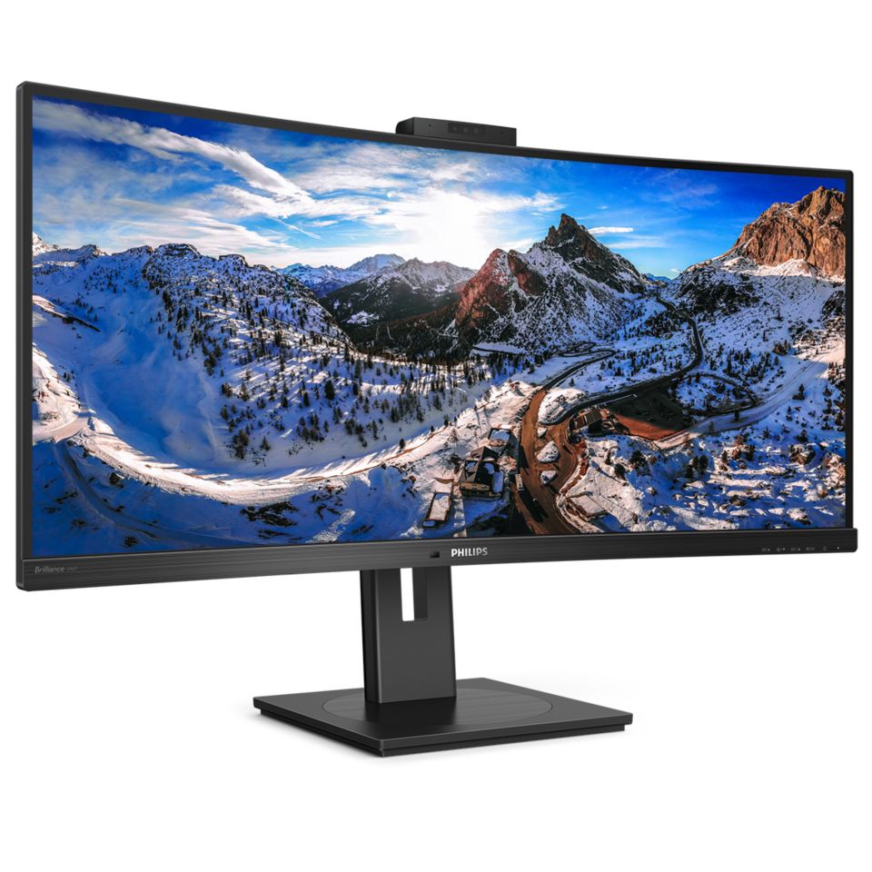 [専用]フィリップス　34型スピーカー搭載ワイド曲面　モニターアーム搭載 PHILIPS フィリップス UWQHD対応34型ウルトラワイド液晶