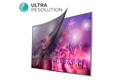 La resolución Ultra convierte cualquier contenido en una imagen Ultra HD nítida