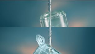 Easy-fill 250ml water tank for a complete clean in 60 sec***