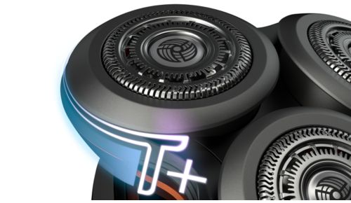 Rasieren von dichtem Barthaar mit 20 % mehr Leistung