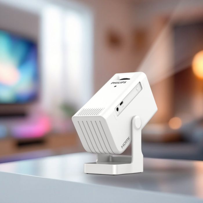Watch your movies anytime, anywhere מקרן ביתי NeoPix 140&nbsp;מבית Phillips