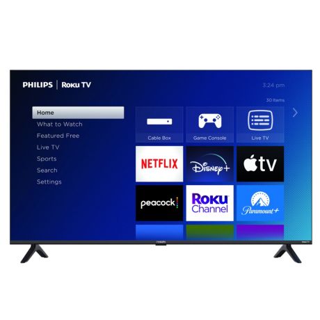 32PFL6654/F8 32" HD (720p) LED-LCD Roku TV Televisor Roku LED-LCD HD (720p) de 32"
