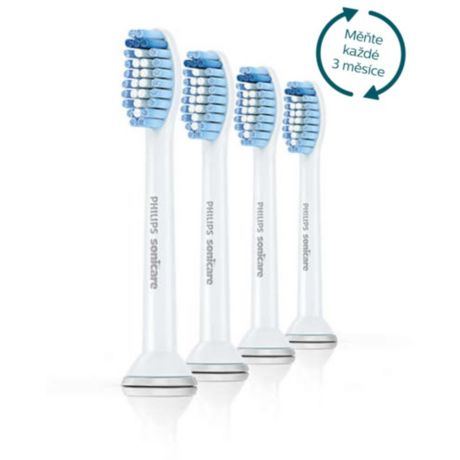 HX6054/07 Philips Sonicare Sensitive Standardní hlavice sonického kartáčku