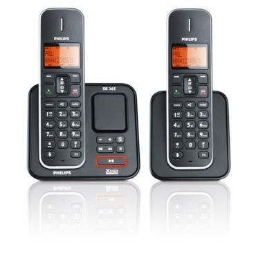 Perfect sound Telefone sem fio com secretária eletrônica