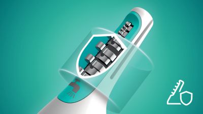 ガードシステムで引き抜きや切り傷を防止