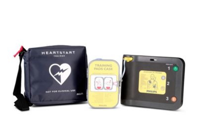 HeartStart FRx トレーナー、キャリーバッグとトレーニングパッド付き