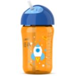 Twist-lid keeps straw hygienic on the go