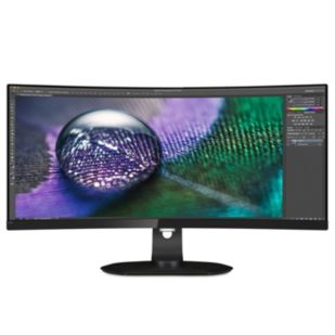 Brilliance Οθόνη Curved UltraWide με βάση σύνδεσης USB-C