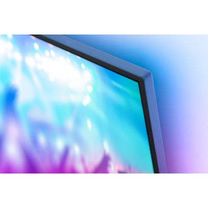 4K UHD ултратънък LED телевизор, работещ с Android