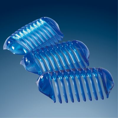 3 combs for different hair lengths