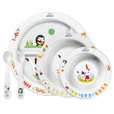SCF716/00 Philips Avent مجموعة أدوات طعام الأطفال الصغار بسن 6 أشهر وما فوق