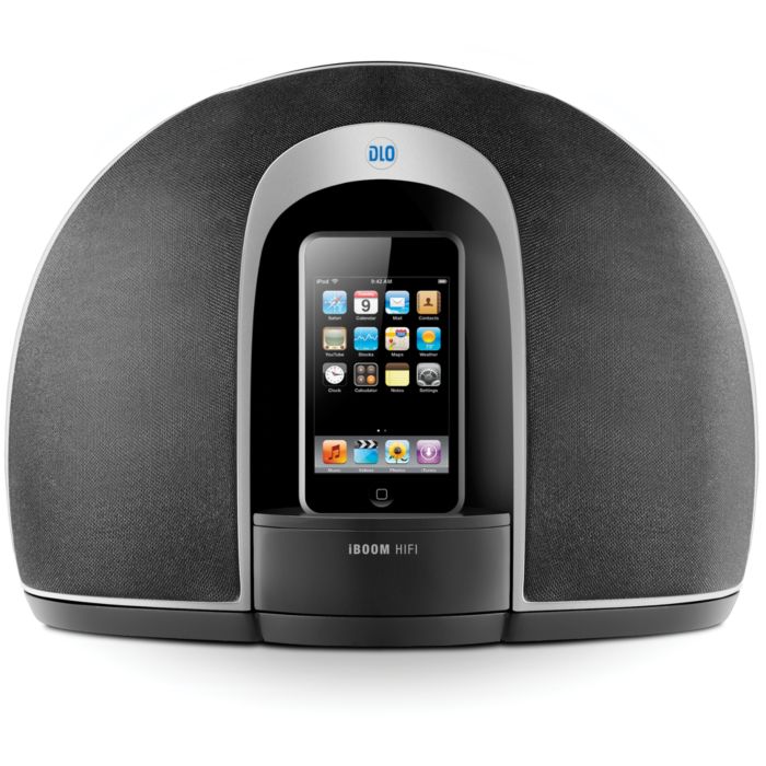 Enjoy iPod in clear stereo sound