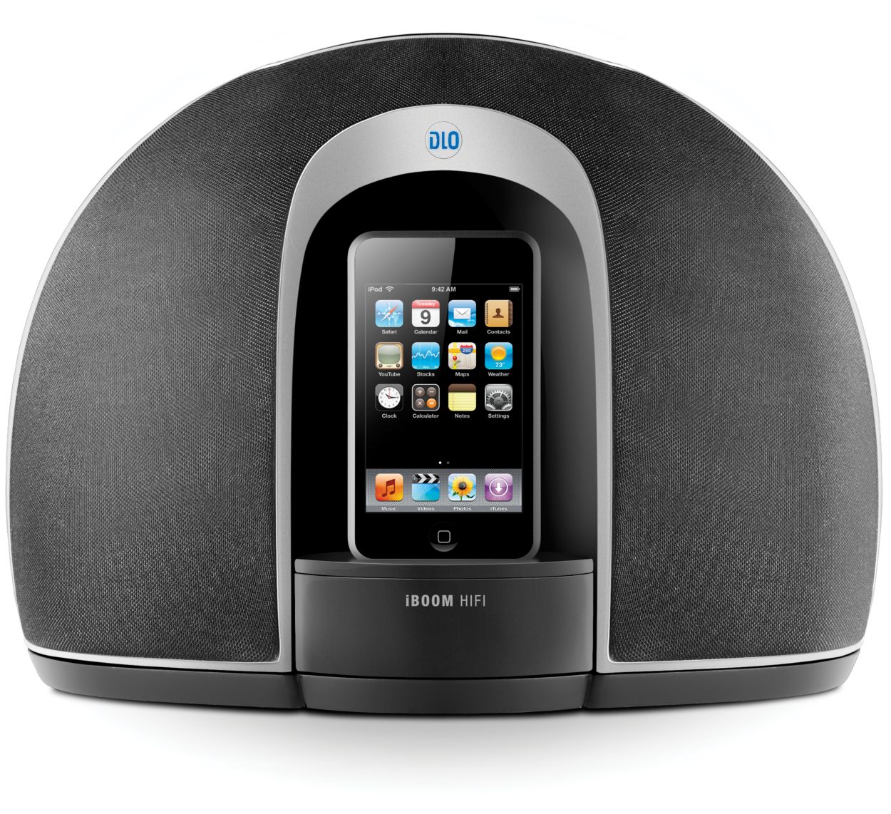 Enjoy iPod in clear stereo sound