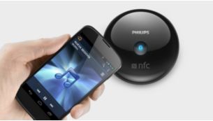 Met één druk op de knop NFC-smartphones via Bluetooth koppelen