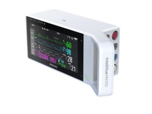 Moniteur patient IntelliVue MX100 MX100 : autonomie et fiabilité lors des déplacements